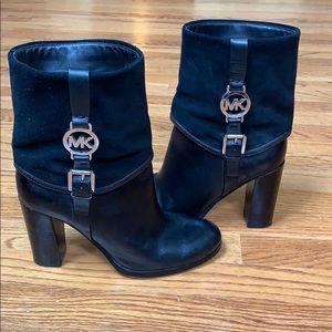 Michael Kors Leather and Suede Boots